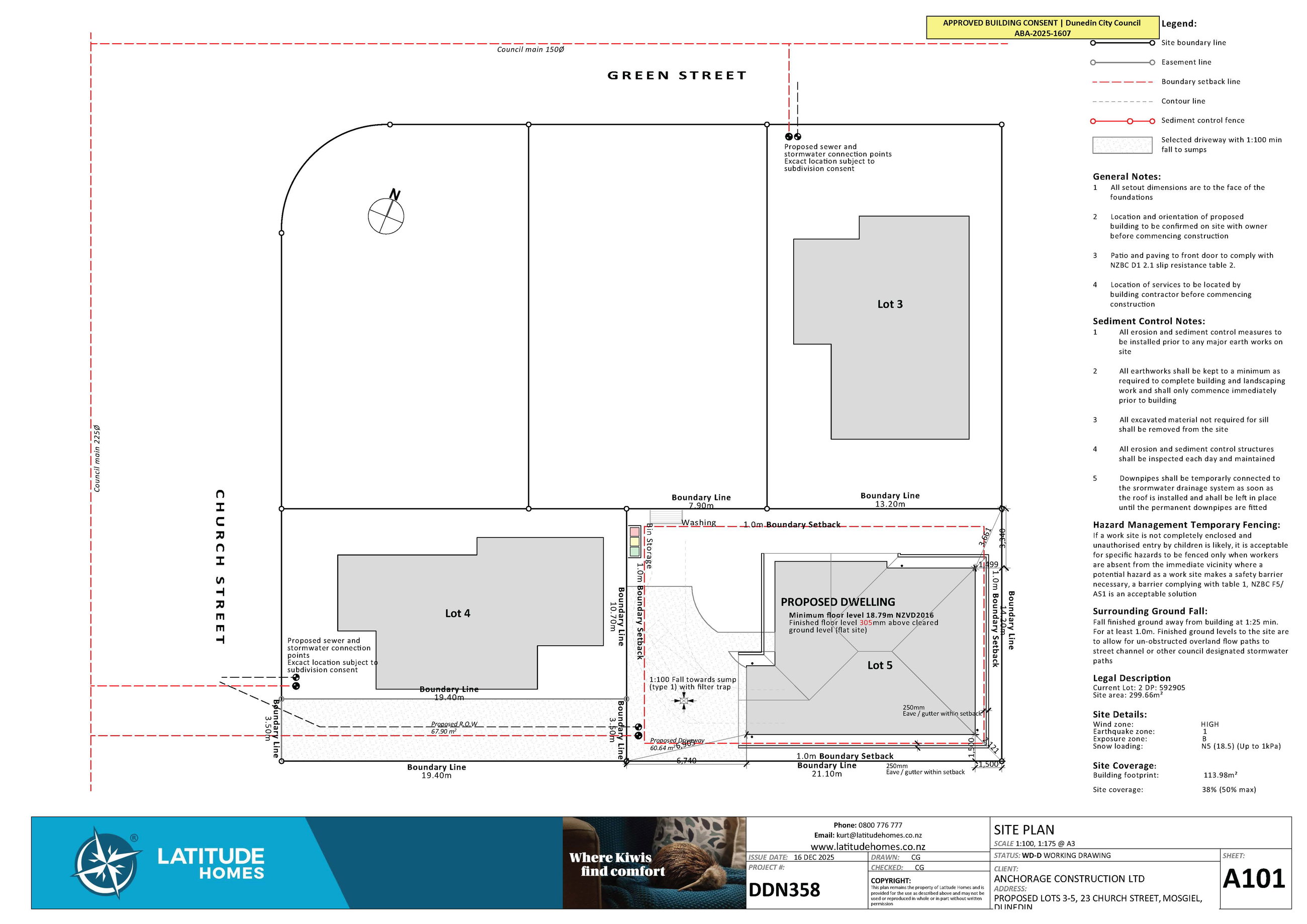 Modern Mosgiel Townhouse Living - 2 bedroom floor plan 1
